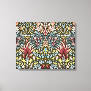 William Morris Snakeshead Floral Pattern Canvas Print