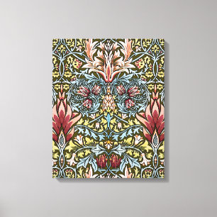 William Morris Snakeshead Floral Pattern Canvas Print