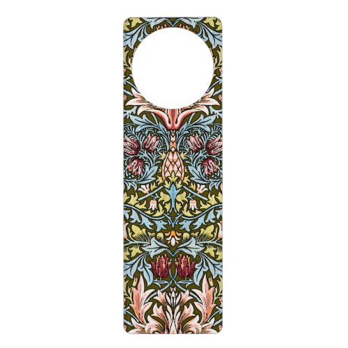 William Morris Snakeshead Floral Pattern Door Hanger