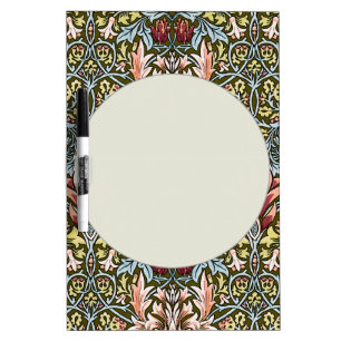 William Morris Snakeshead Floral Pattern Dry Erase Board