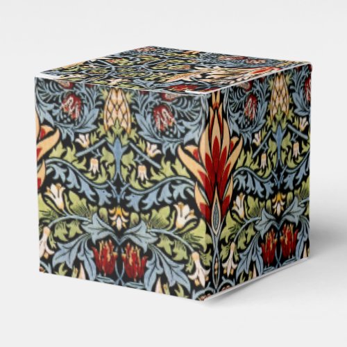 William Morris Snakeshead Floral Pattern Favor Boxes