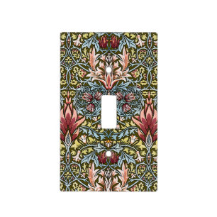 William Morris Snakeshead Floral Pattern Light Switch Cover