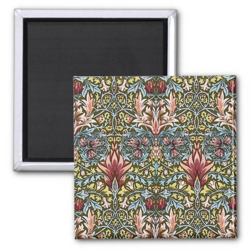 William Morris Snakeshead Floral Pattern Magnet