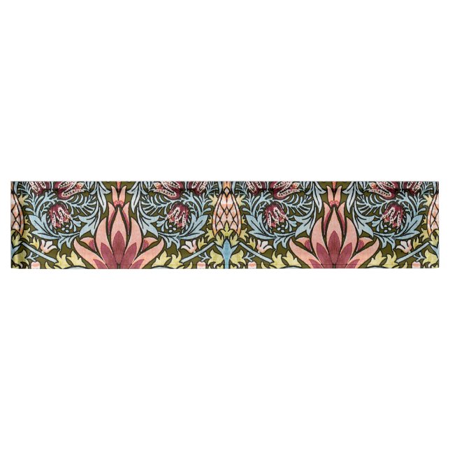 William Morris Snakeshead Floral Pattern Nameplate (Front)