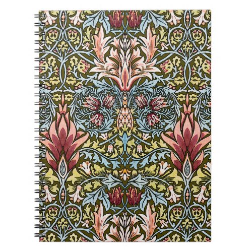 William Morris Snakeshead Floral Pattern Notebook