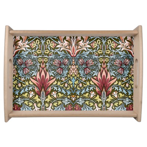 William Morris Snakeshead Floral Pattern Serving Tray