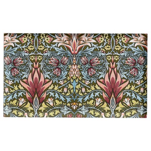 William Morris Snakeshead Floral Pattern Table Card Holder