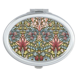 William Morris Snakeshead Floral Pattern Vanity Mirror