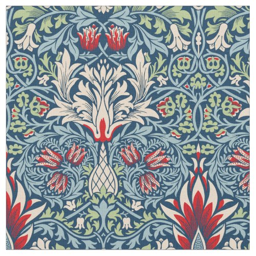 William Morris Snakeshead Fritillary Floral Design Fabric