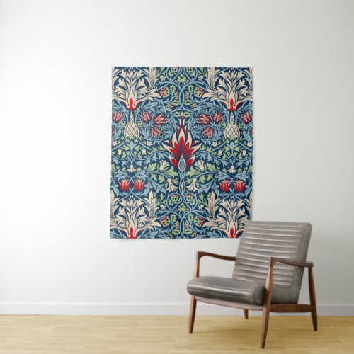 William Morris Snakeshead Fritillary Floral Design Tapestry