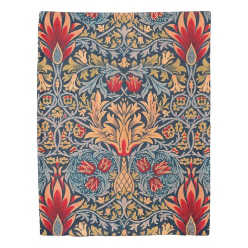 William Morris Snakeshead Red Version Duvet Cover