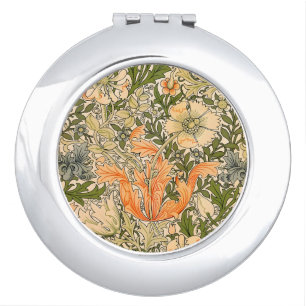 William Morris Spring Compton Flower Festival Compact Mirror