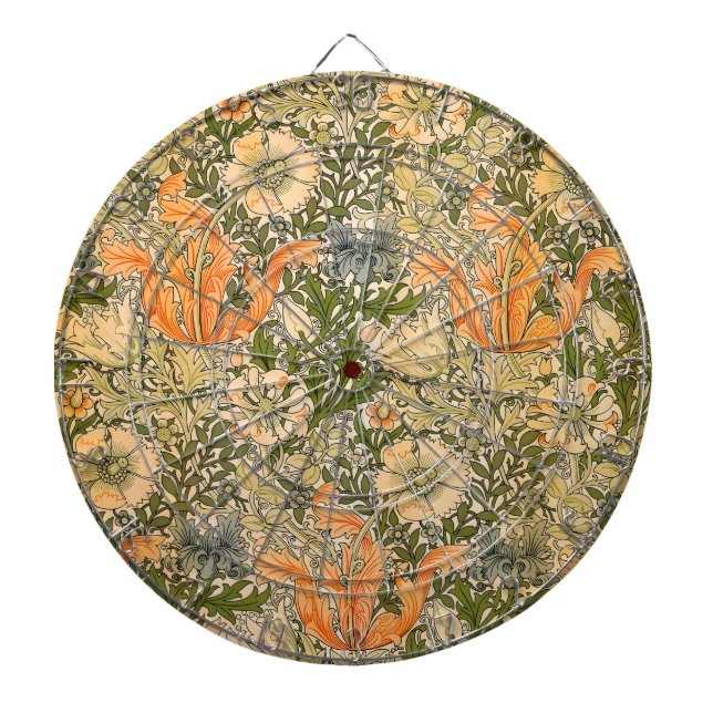 William Morris Spring Compton Flower Festival Dart Board (Front)