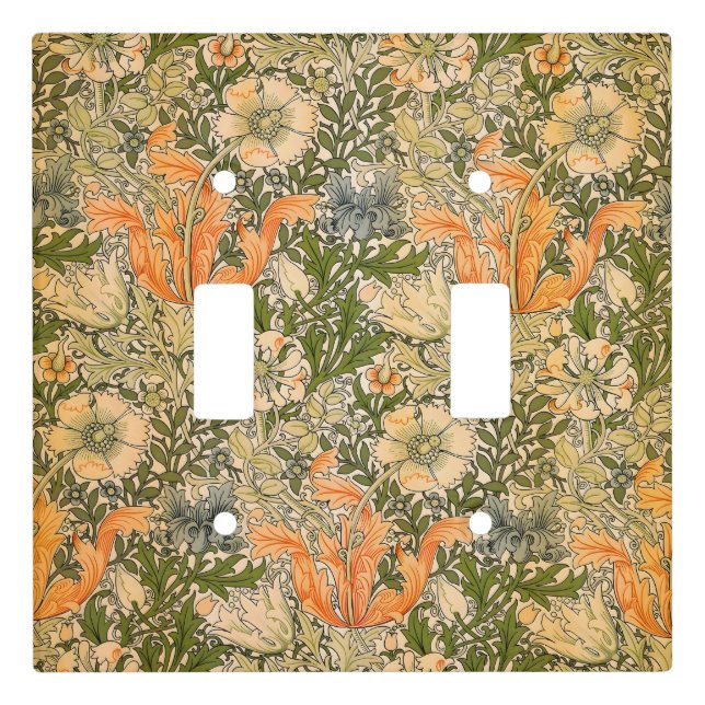 William Morris Spring Compton Flower Festival Light Switch Cover (Front)