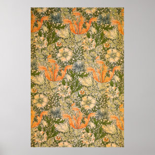 William Morris Spring Compton Flower Festival Poster