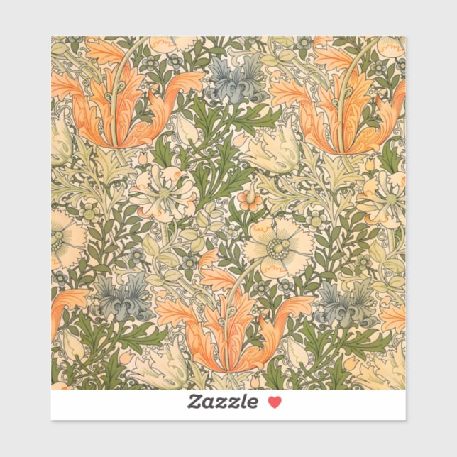 William Morris Spring Compton Flower Festival Sticker (Sheet)