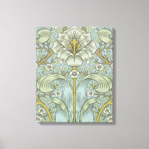 William Morris Spring Thicket: Antique Floral Canvas Print