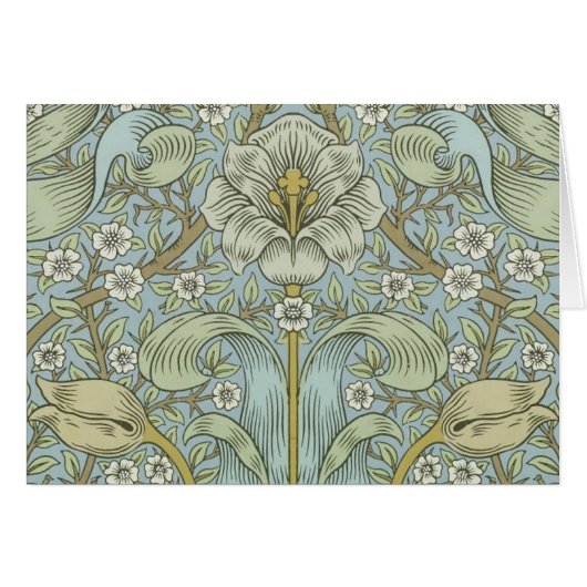 William Morris Spring Thicket: Antique Floral Cards (Front Horizontal)