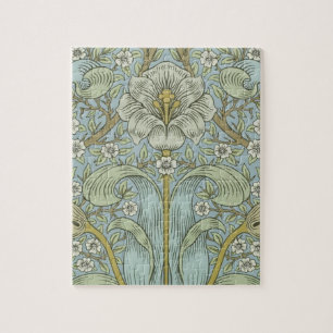 William Morris Spring Thicket: Antique Floral Jigsaw Puzzle