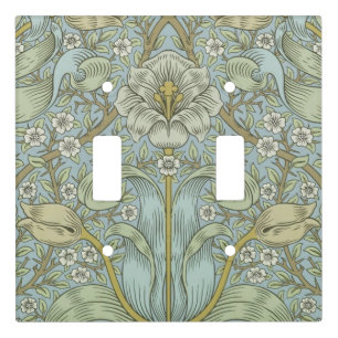 William Morris Spring Thicket: Antique Floral Light Switch Cover