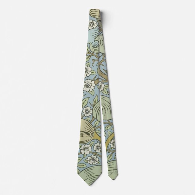 William Morris Spring Thicket: Antique Floral Neck Tie (Front)