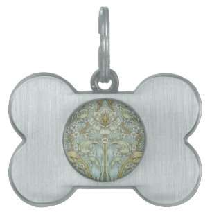 William Morris Spring Thicket: Antique Floral Pet Tag
