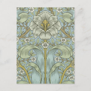 William Morris Spring Thicket: Antique Floral Postcard
