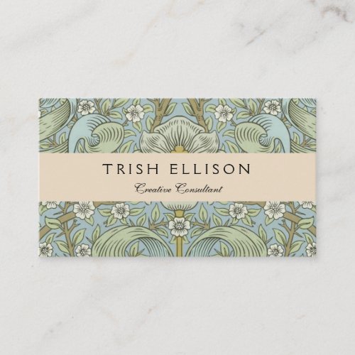 William Morris Spring Thicket Classic Pattern Business Card