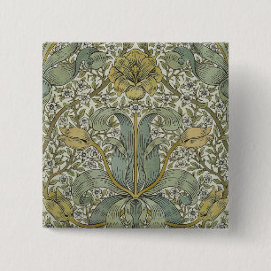 William Morris Spring Thicket Classic Pattern Button