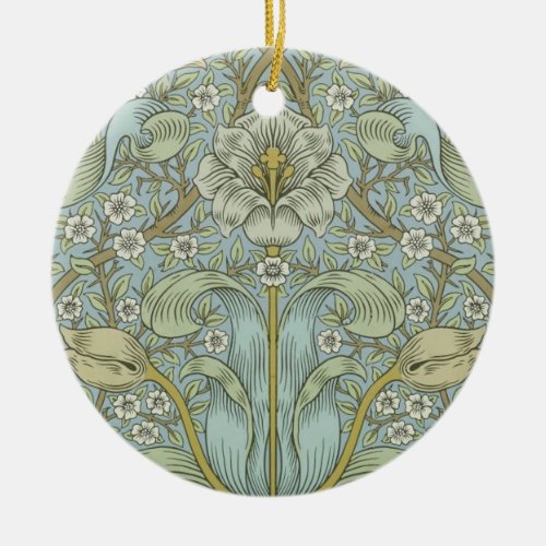 William Morris Spring Thicket Classic Pattern Ceramic Ornament