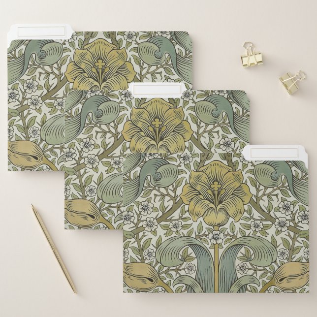 William Morris Spring Thicket Classic Pattern File Folder (Set)