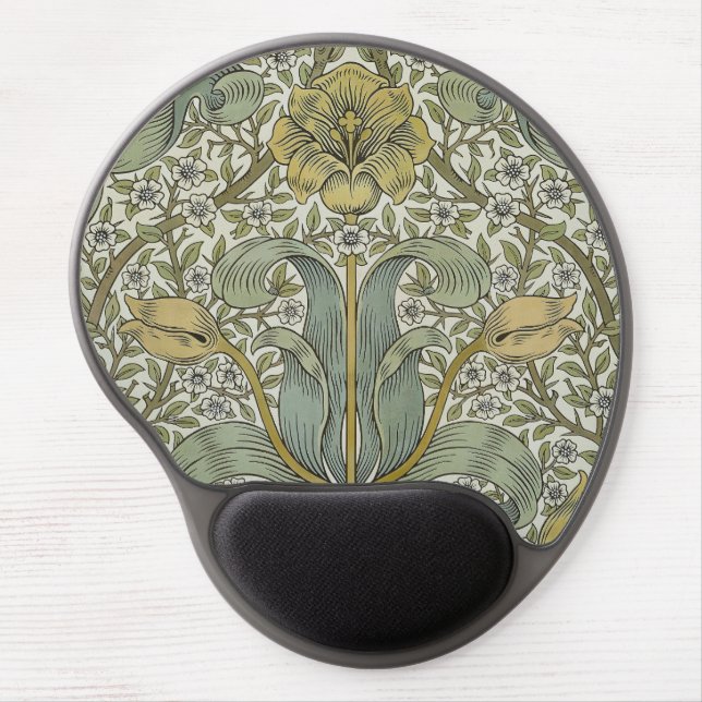 William Morris Spring Thicket Classic Pattern Gel Mouse Pad (Front)