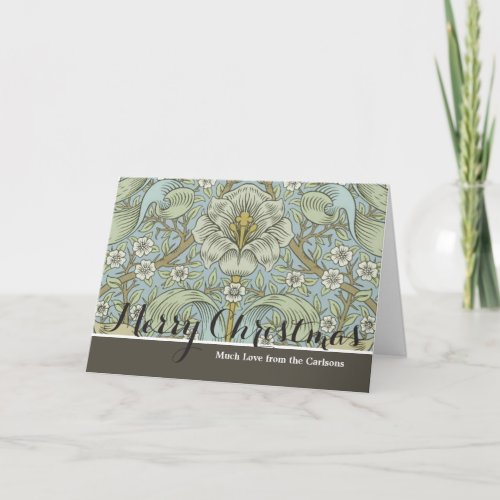 William Morris Spring Thicket Classic Pattern Holiday Card