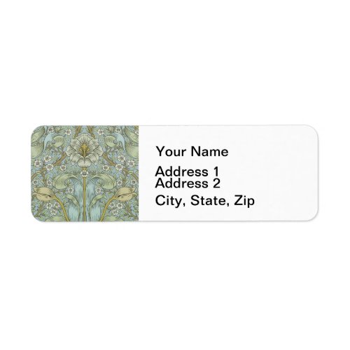 William Morris Spring Thicket Classic Pattern Label