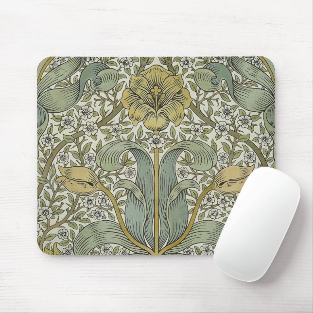 William Morris Spring Thicket Classic Pattern Mouse Pad (With Mouse)