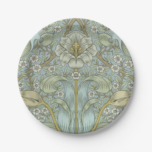William Morris Spring Thicket Classic Pattern Paper Plates