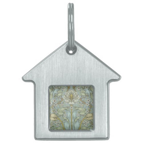 William Morris Spring Thicket Classic Pattern Pet ID Tag