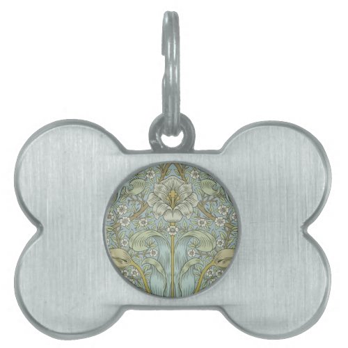 William Morris Spring Thicket Classic Pattern Pet Tag