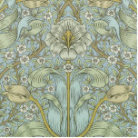 William Morris Spring Thicket Classic Pattern Statuette<br><div class="desc">Antique William Morris Spring thicket Floral Wallpaper Design - A classic William Morris. The Spring thicket pattern by 19th Century British textile and wallpaper designer William Morris shows off a beautiful pattern of soft blue background with green swirling leaves and green and yellow flowers. The color scheme is perfect, just...</div>