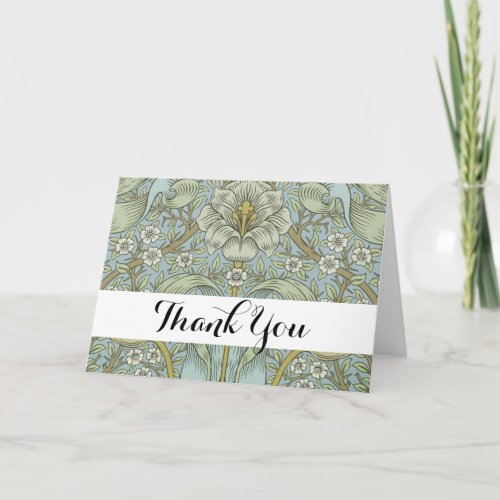 William Morris Spring Thicket Classic Pattern Thank You Card