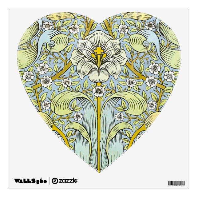 William Morris Spring Thicket Classic Pattern Wall Decal (Front)