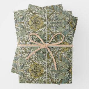 William Morris Spring Thicket Classic Pattern Wrapping Paper Sheets