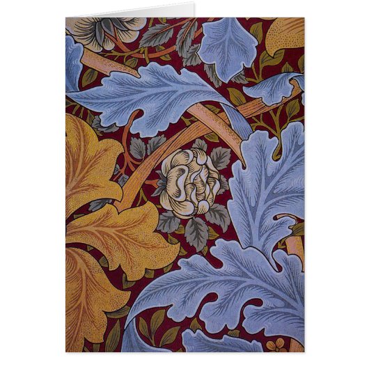 William Morris St James Acanthus Wallpaper Cards (Front)