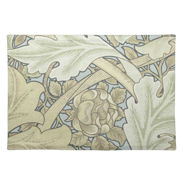 William Morris St James Acanthus Wallpaper Cloth Placemat (Front)