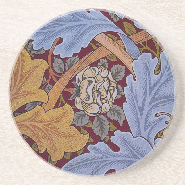 William Morris St James Acanthus Wallpaper Coaster (Front)