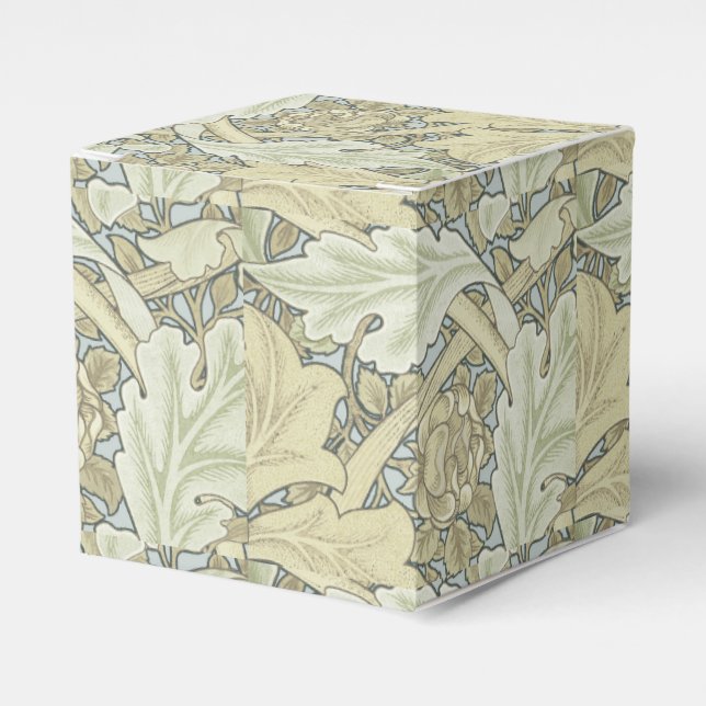 William Morris St James Acanthus Wallpaper Favor Boxes (Front Side)