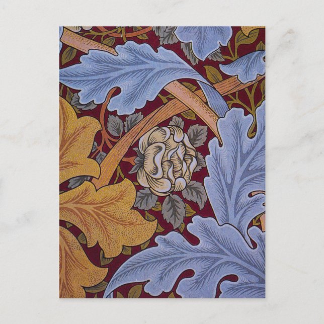 William Morris St James Acanthus Wallpaper Postcard (Front)
