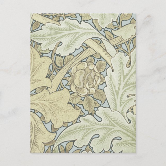 William Morris St James Acanthus Wallpaper Postcard (Front)