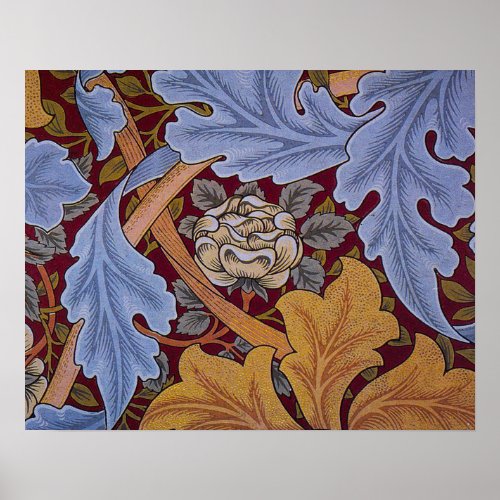 William Morris St James Acanthus Wallpaper Poster