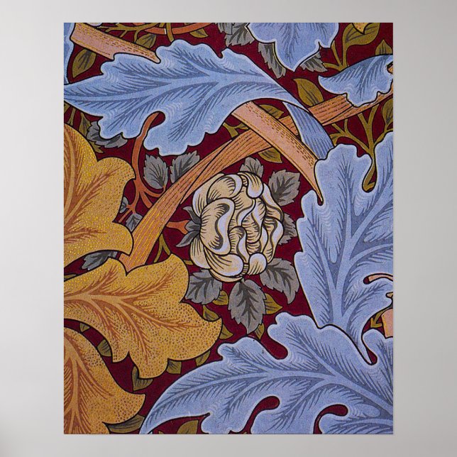 William Morris St James Acanthus Wallpaper Poster (Front)